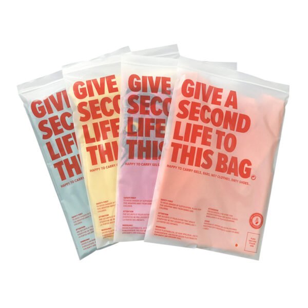 Printed Message Compostable Garment Bags